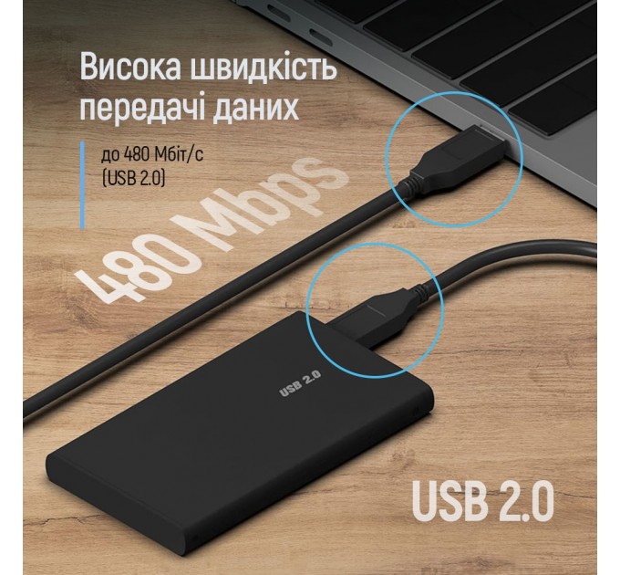ColorWay Кабель ColorWay USB - USB V 2.0 (M/M), 1 м, Black (CW-CBUU071-BK)