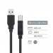 ColorWay Кабель ColorWay USB - USB Type-B V 2.0 (M/M), 3 м, Black (CW-CBUB073-BK)