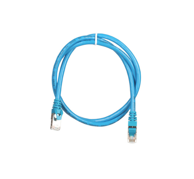 2E Патч-корд 1м S/FTP Cat 6 CU PVC 26AWG 7/0.16 blue 2E (2E-PC6SFTPCOP-100BL)