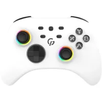 Геймпад GamePro GPX13W 2.4G/BT 5.1/USB/PC/iOS/Android RGB White (GPX13W)