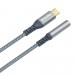 ColorWay Адаптер ColorWay USB Type-C - 3.5 мм (M/F), 0.14 м, Gray (CW-AD-CJ)