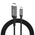 ColorWay Кабель ColorWay HDMI - USB Type-C (M/M), 4K/60 Гц, 2 м, Black (CW-CBCHD077-BK)