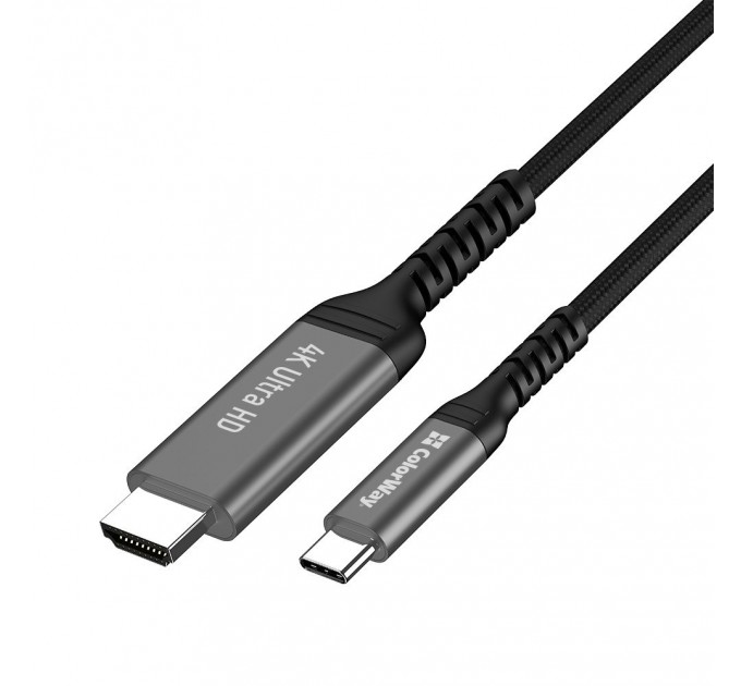 ColorWay Кабель ColorWay HDMI - USB Type-C (M/M), 4K/60 Гц, 2 м, Black (CW-CBCHD077-BK)