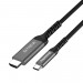 ColorWay Кабель ColorWay HDMI - USB Type-C (M/M), 4K/60 Гц, 2 м, Black (CW-CBCHD077-BK)