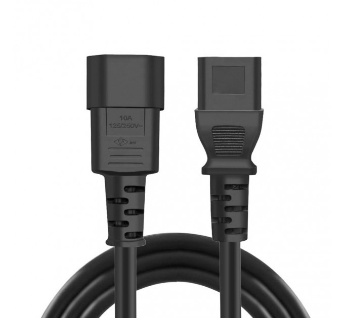 ColorWay Кабель живлення ColorWay C13-C14, 1 м, Black (CW-CBP087-BK)