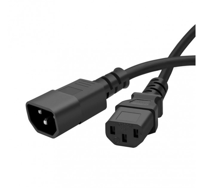 ColorWay Кабель живлення ColorWay C13-C14, 1 м, Black (CW-CBP087-BK)