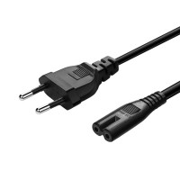 Кабель живлення ColorWay CEE7/16-C7, 2 м, Black (CW-CBP085-BK)