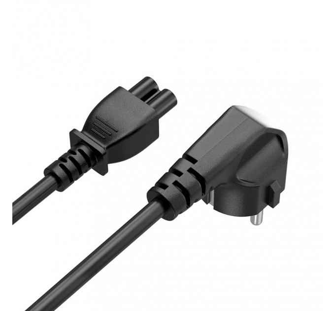 ColorWay Кабель живлення ColorWay CEE7/7-C5, 1 м, Black (CW-CBP084-BK)