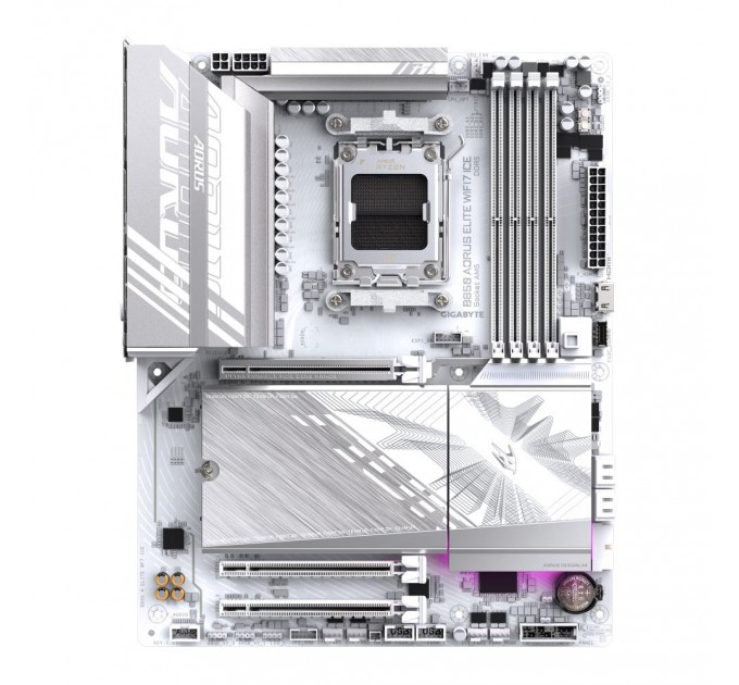 GIGABYTE Материнська плата AMD B850 SAM5 ATX B850 A ELITE WF7 ICE GIGABYTE