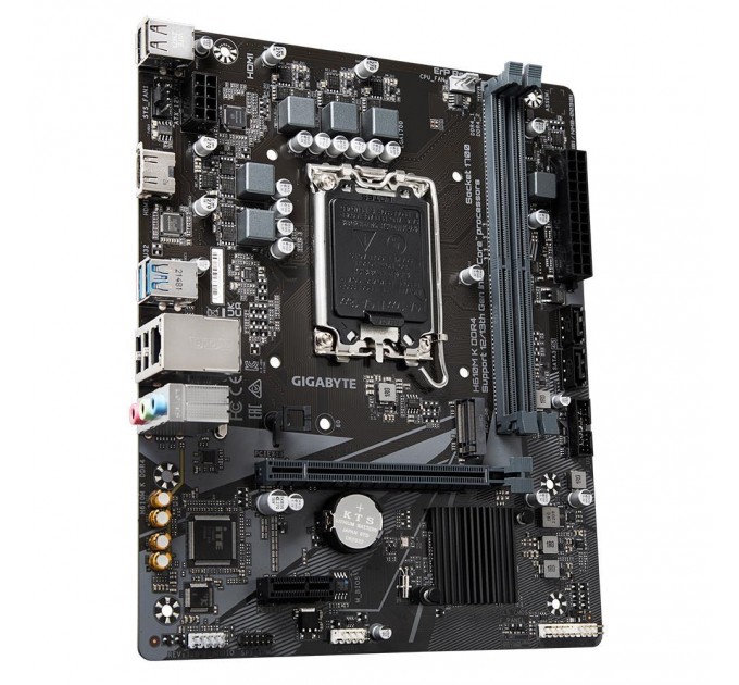 GIGABYTE Материнська плата H610 S1700 MATX H610M K DDR4 2.0 GIGABYTE