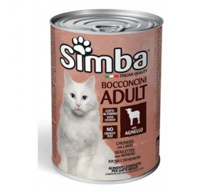 Simba Консерви для котів Simba Cat Wet ягня 415 г (8009470009546)
