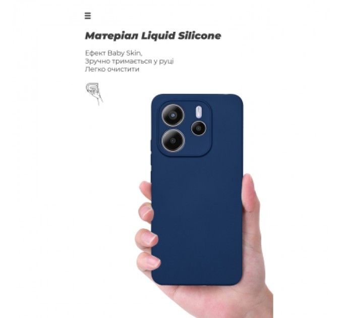 Armorstandart Чохол до мобільного телефона Armorstandart ICON Xiaomi Redmi Note 14 4G Camera cover Dark Blue (ARM79816)