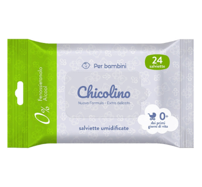 Chicolino Дитячі вологі серветки Chicolino 24 шт (4823098410713)