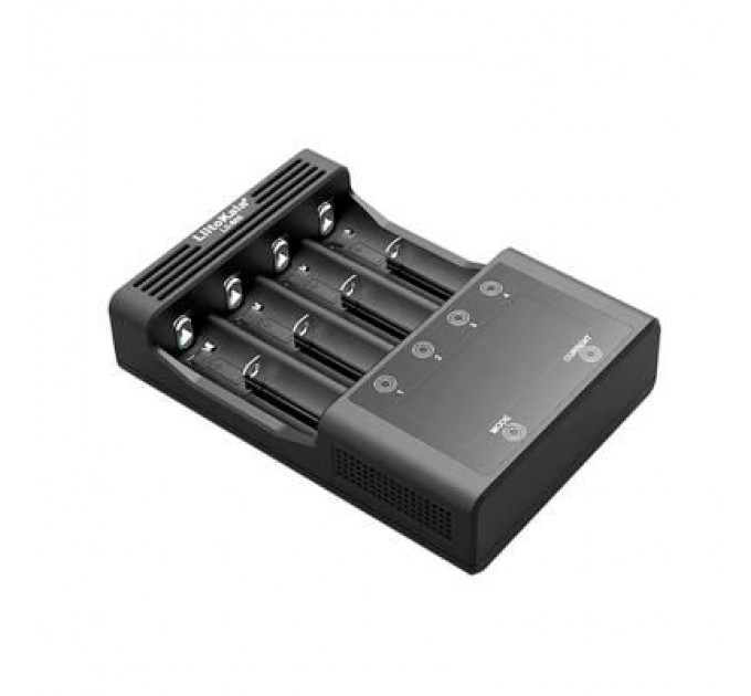 Liitokala Зарядний пристрій для акумуляторів Liitokala 4 Slots, LCD дисплей, Li-ion/Ni-MH/Ni-Cd/AA/ААA/AAAA/С (Lii-600)