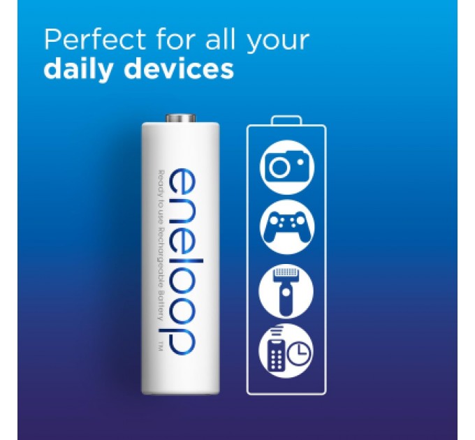 Panasonic Акумулятор Panasonic AA Eneloop 2000mAh NI-MH * 2 (BK-3MCDE/2CP)