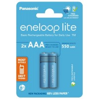 Акумулятор Panasonic AAA Eneloop 550mAh Lite NI-MH * 2 (BK-4LCCE/2CP)