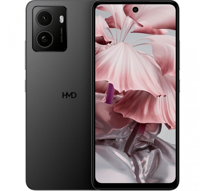 HMD Смартфон HMD Pulse 4/64GB Black; 6.56" (1612х720) IPS / Unisoc T606 / ОЗУ 4 ГБ / 64 ГБ встроенной + microSD до 256 ГБ / камера 13 Мп + 8 Мп / 4G (LTE) / Bluetooth, Wi-Fi, NFC / GPS, A-GPS, Galileo / ОС Android 14.0 / 163.19x75.02x8.45 мм, 187 г /