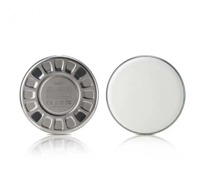 Remax Беспроводное зарядное устройство Remax RP-W10 Infinite Wireless Silver (6954851286141)