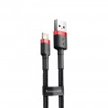 Baseus Кабель Baseus Cafule USB-Lightning, 2.4A, 1м Black (6953156274976)