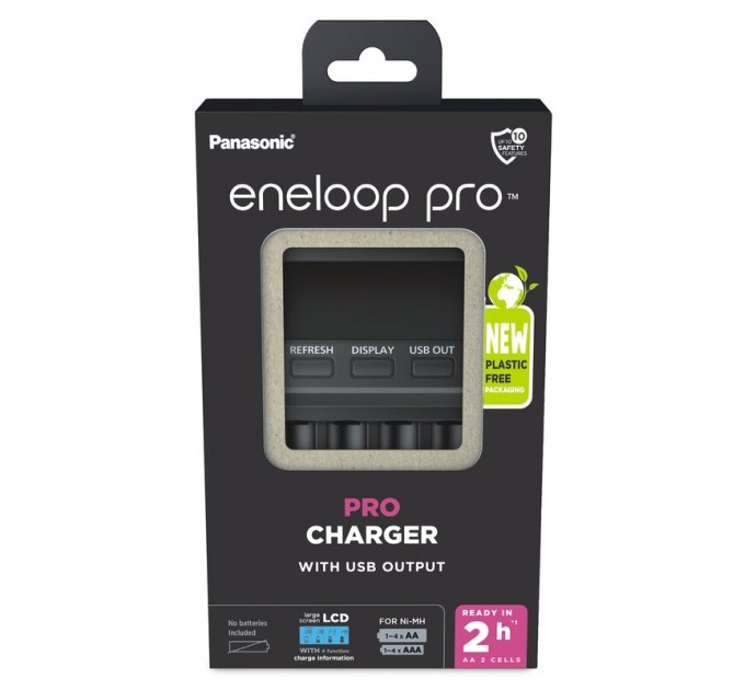 Panasonic Зарядний пристрій Panasonic Eneloop ready AA/AAA (BQ-CC65)