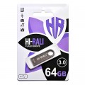 Hi-Rali Флеш-накопичувач USB3.0 64GB Hi-Rali Shuttle Series Silver (HI-64GB3SHSL)
