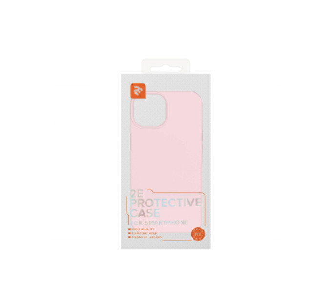 2E Чохол до мобільного телефона 2E Apple iPhone 14, Liquid Silicone, Rose Pink (2E-IPH-14-OCLS-RP)