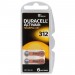 Duracell Батарейка Duracell Activair 312 BL 6 шт (для слухових апаратів)