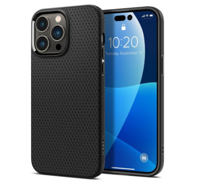 Spigen Чохол до мобільного телефона Spigen Apple iPhone 14 Pro Liquid Air, Matte Black (ACS04957)