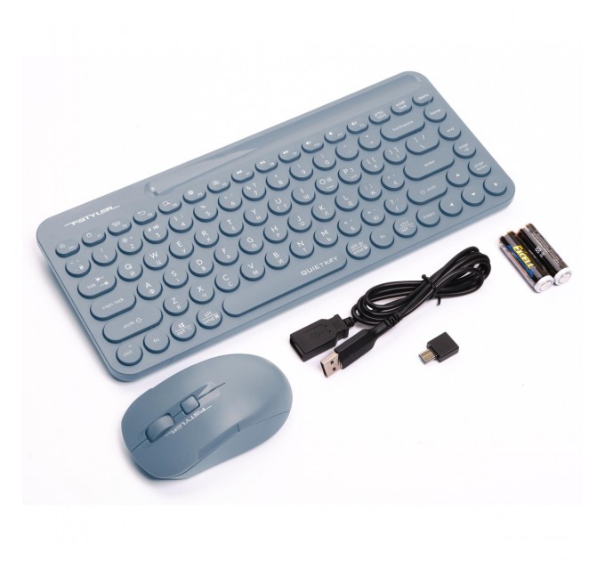 A4Tech Комплект (клавіатура, миша) бездротовий A4Tech FG3200 Air2 Blue