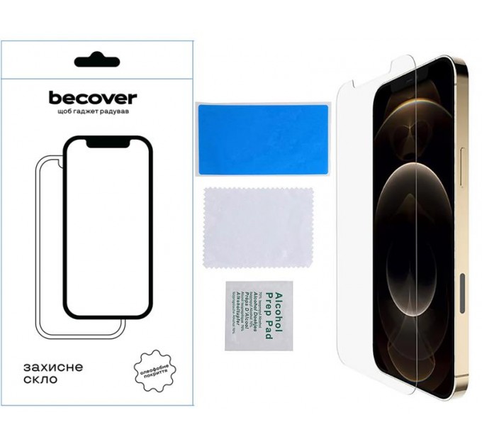 BeCover Захисне скло BeCover для Apple iPhone 13 Pro Max Crystal Clear Glass 3D (709244)