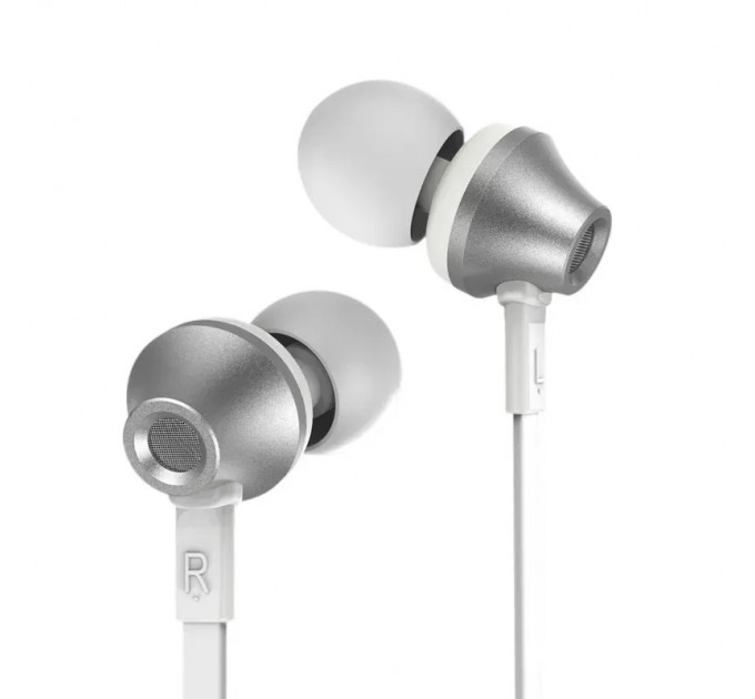 Remax Гарнітура Remax RM-610D Silver (6954851218135)