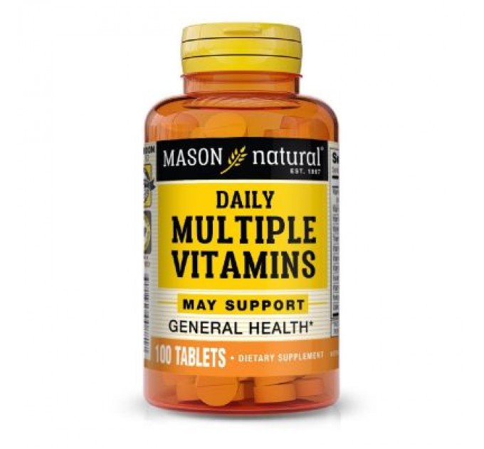 Mason Natural Мультивітамін Mason Natural Мультивітаміни на кожен день, Daily Multiple Vitamins, 100 т (MAV00881)