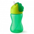 Philips AVENT Поїльник-непроливайка Philips AVENT з трубочкою 300 мл 12 міс+, зелений (SCF798/01)
