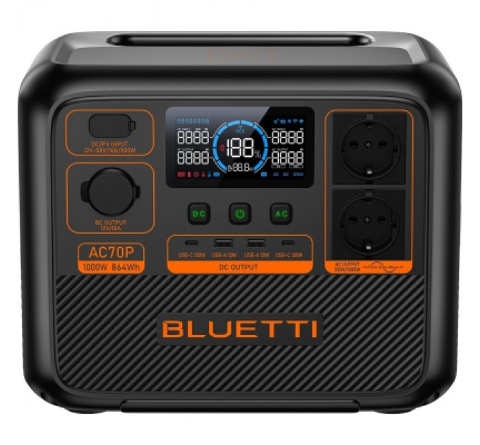 BLUETTI Зарядна станція BLUETTI AC70P 1000W (AC70P)