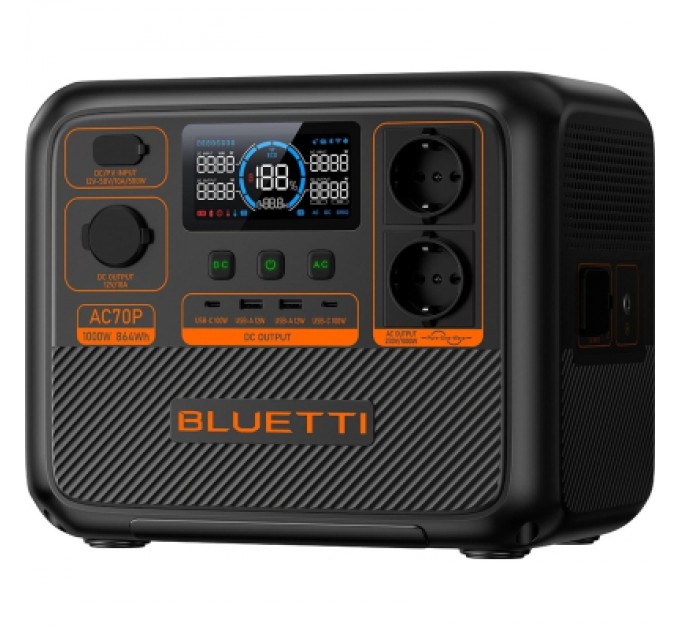 BLUETTI Зарядна станція BLUETTI AC70P 1000W (AC70P)