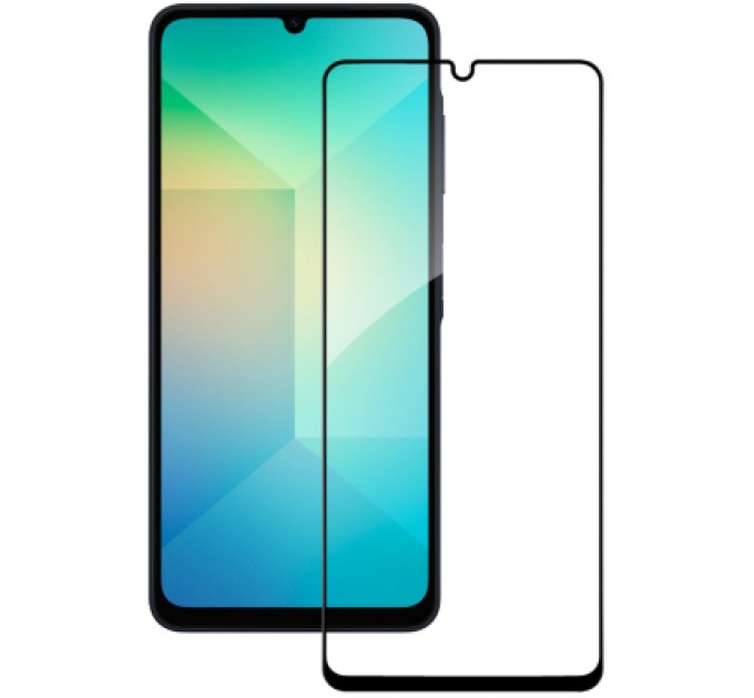 ACCLAB Скло захисне ACCLAB Full Glue Samsung A06 Black (1283126598814)