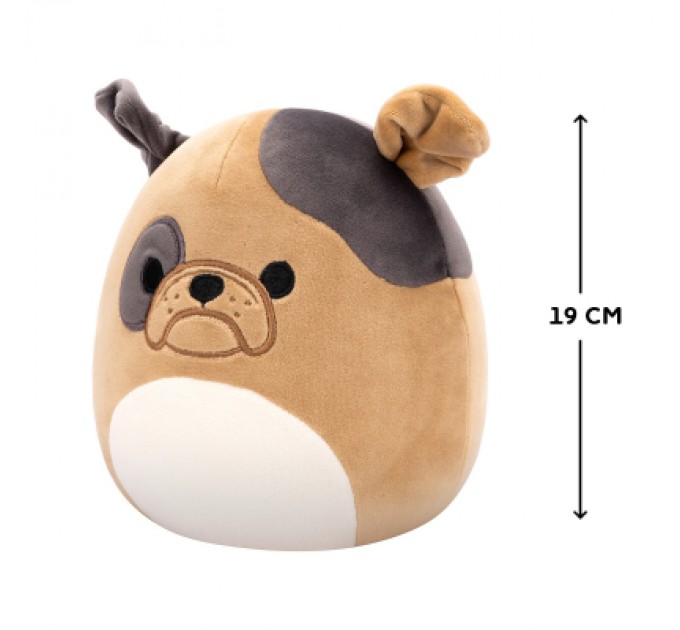 Squishmallows М'яка іграшка Squishmallows Бульдог Лофер 19 см (SQCR06596)