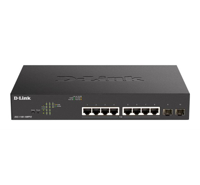 D-Link Комутатор мережевий D-Link DGS-1100-10MPV2