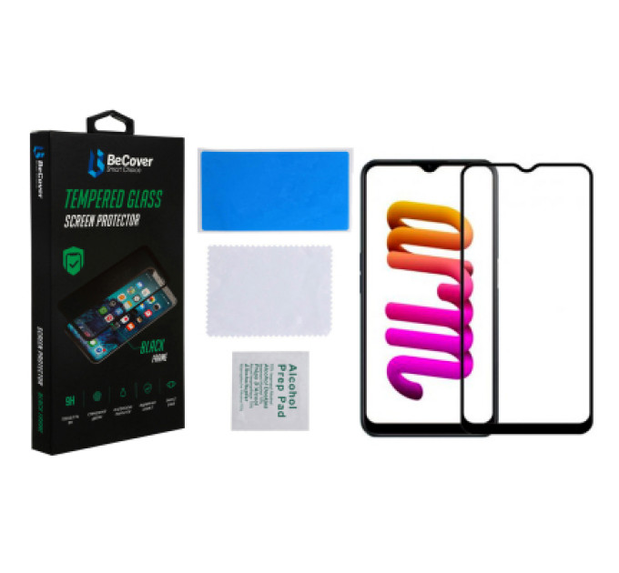 BeCover Скло захисне BeCover Realme C30/C30s/C33 Black (708568)
