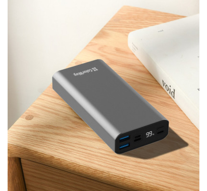 ColorWay Батарея універсальна ColorWay 20 000 mAh PD/20W, QC/3.0, USB-C/Micro-USB/Lightning/USB-A max.22.5W Gray (CW-PB200LPH3GR-PDD)
