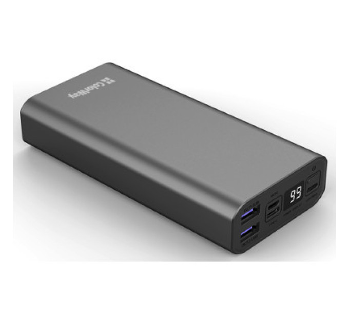 ColorWay Батарея універсальна ColorWay 20 000 mAh PD/20W, QC/3.0, USB-C/Micro-USB/Lightning/USB-A max.22.5W Gray (CW-PB200LPH3GR-PDD)