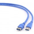 Cablexpert Дата кабель подовжувач USB3.0 AM/AF Cablexpert (CCP-USB3-AMAF-10)