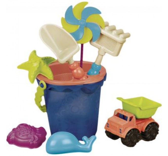 Battat Іграшка для піску Battat Ведерце Море (BX1330Z)