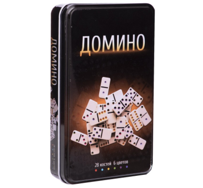 Johnshen Sports Настільна гра Johnshen Sports Доміно (у металевій коробці) (IG-3974)