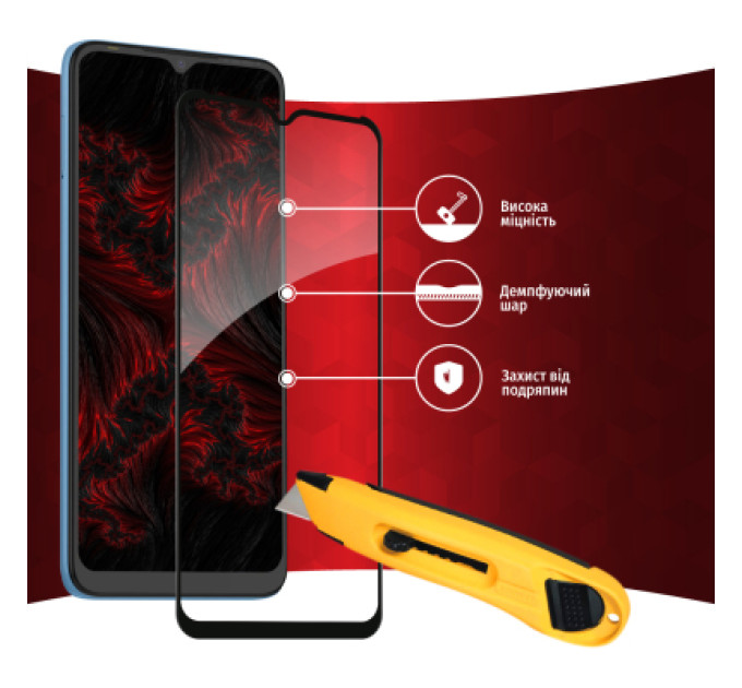 Intaleo Скло захисне Intaleo Full Glue Tecno Pop 5 LTE (1283126535376)