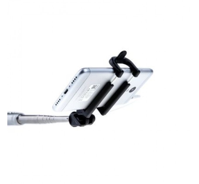 Grand-X Монопод для селфі Grand-X Metallic Jack 3,5 U-крепление 170-750мм Silver (MPGJMS)