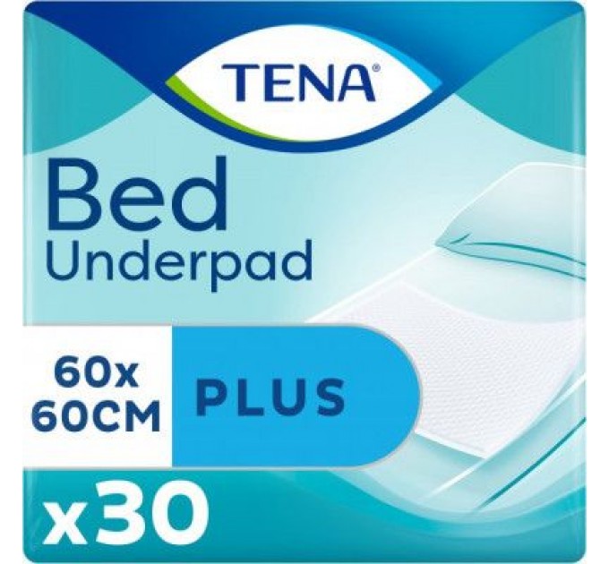 Tena Пелюшки для малюків Tena Bed Plus 60x60 см 30 шт (7322540800746)