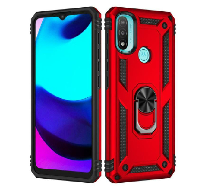 BeCover Чохол до мобільного телефона BeCover Military Motorola Moto E20 Red (708835)