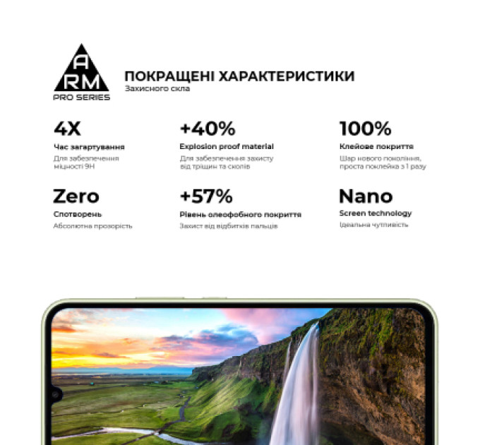 Armorstandart Скло захисне Armorstandart Pro Samsung A34 5G (A346) Black (ARM66207)