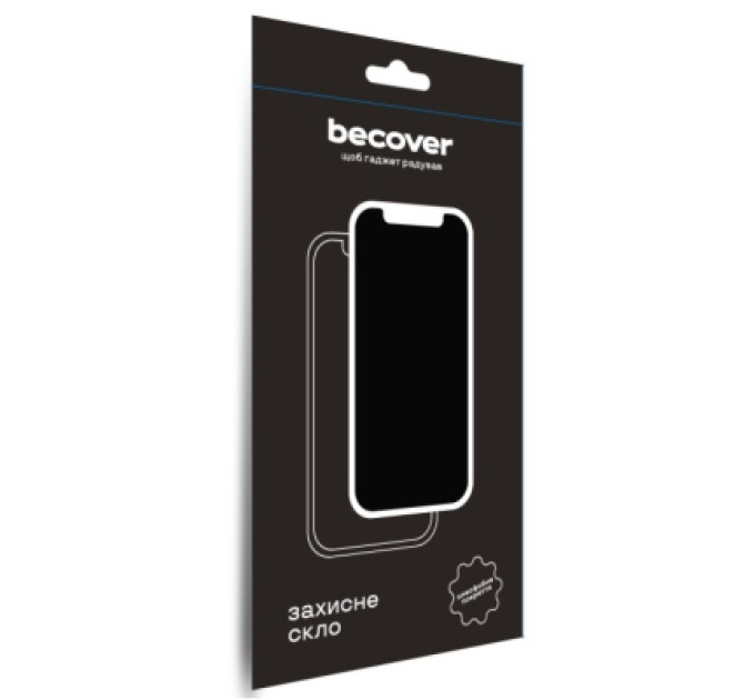 BeCover Скло захисне BeCover Motorola Moto E13 Black (708843)